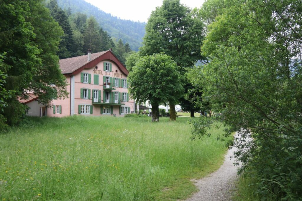 Hotel de la truite in Noiraigue