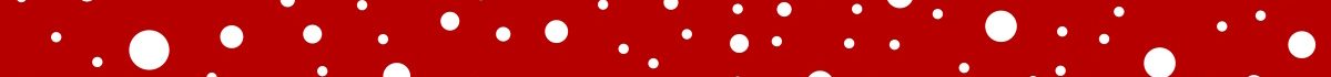 Rot-weiss getupft